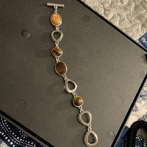 Lia Sophia bracelet brown/silver